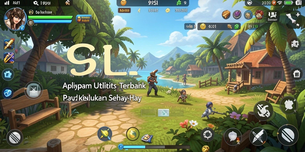 Tampilan antarmuka aplikasi 9SL yang menarik dan mudah digunakan.