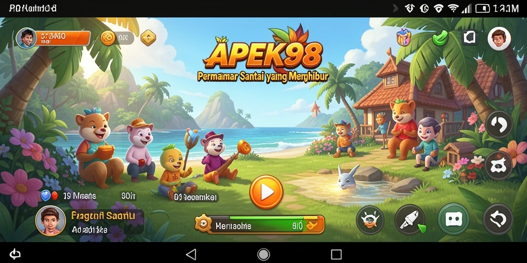 Tampilan menarik dari gameplay APEK88 yang seru dan menyenangkan.