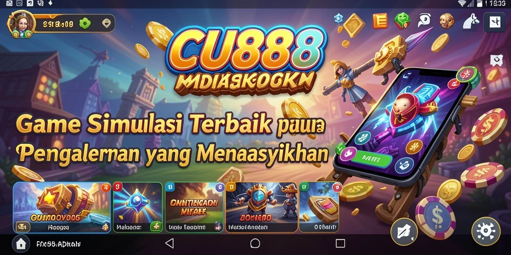 Tangkapan layar <strong>CU888</strong> memperlihatkan gameplay simulasi yang mendalam.