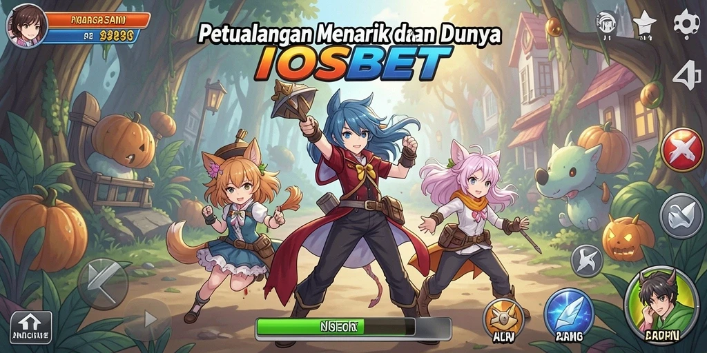 Tampilan gameplay IOSBET yang seru dan menegangkan dalam dunia Anime.