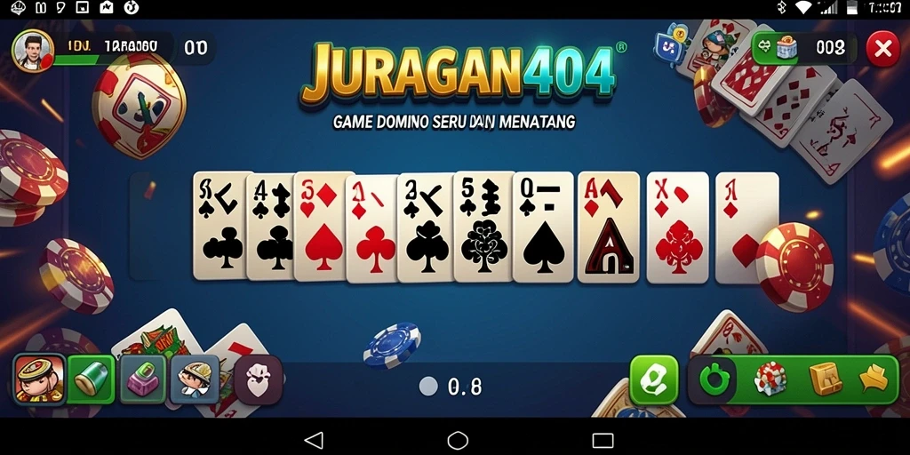 Tampilan gameplay seru JURAGAN404 dengan pemain yang bersaing.