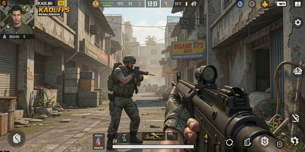 Tampilan gameplay KAOL68 yang intens dan menegangkan.