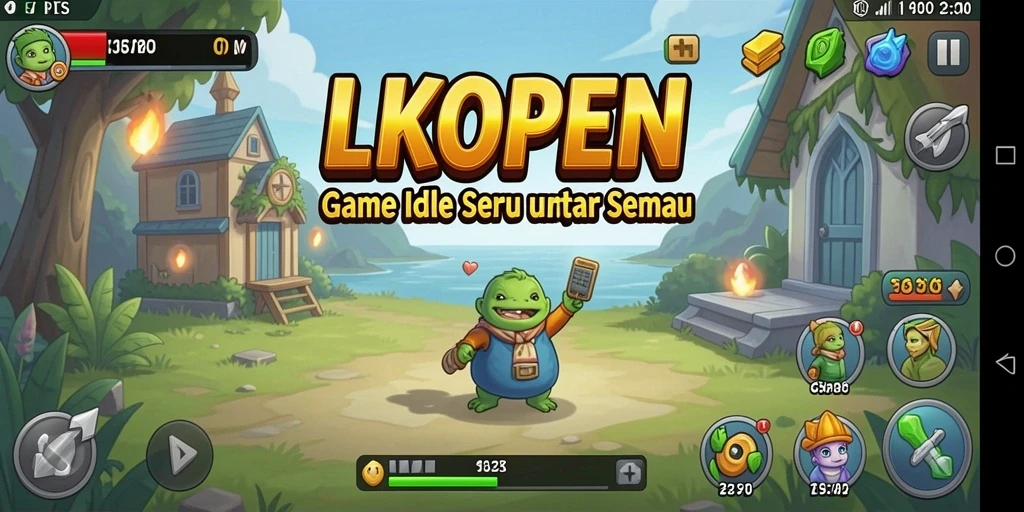 Tampilan gameplay LKOPEN yang menawan dan interaktif.