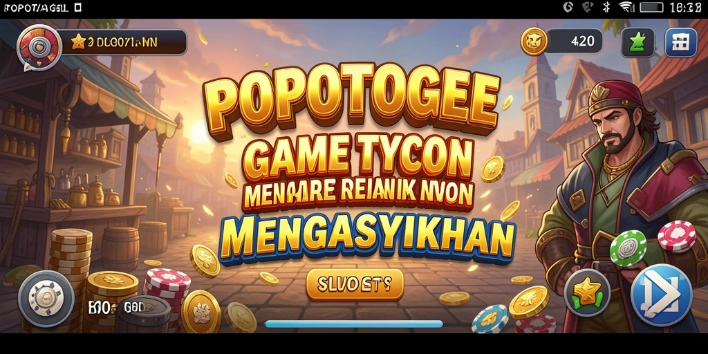 Tampilan antarmuka menarik dari gameplay POPOTOGEL yang seru.