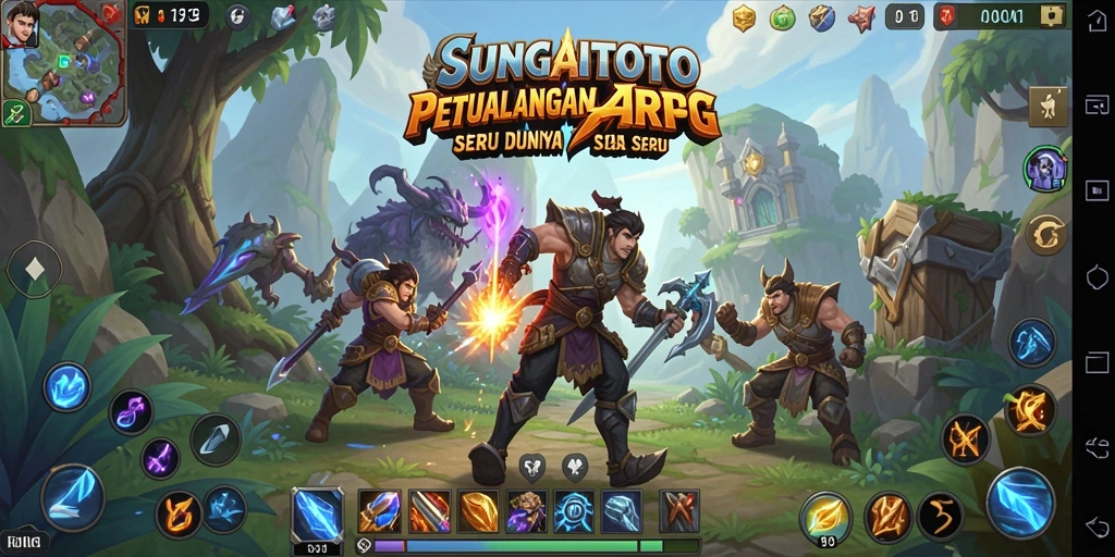 Screenshot SUNGAITOTO menampilkan aksi petualangan seru dalam dunia ARPG.