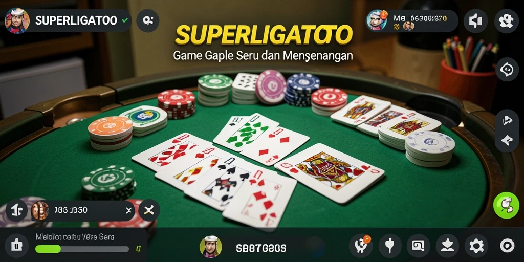 Gameplay seru dan interaktif dalam SUPERLIGATOTO