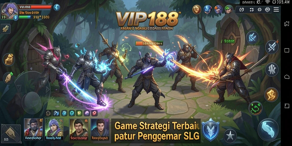 Tampilan menarik dalam permainan VIP188 yang menunjang elemen strategi SLG.