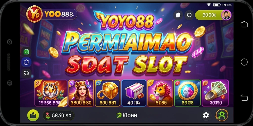 Tampilan gameplay menarik dari permainan Slot YOYO88.